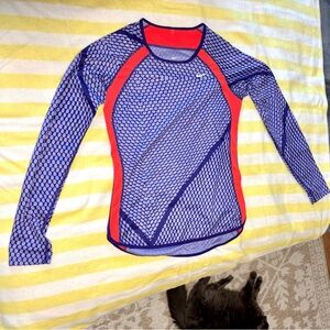 Nike Dri-Fit Long Sleeve Athletic Top, Small, purple & orange, EUC